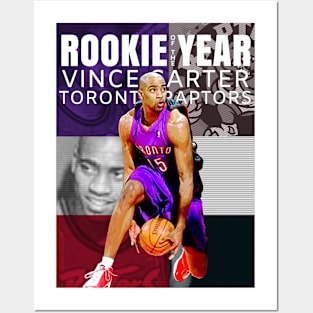 Rookie of the year Vince Carter Posters and Art